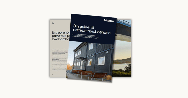 Skapa en smidig och flexibel boendelösning för dina entreprenörer