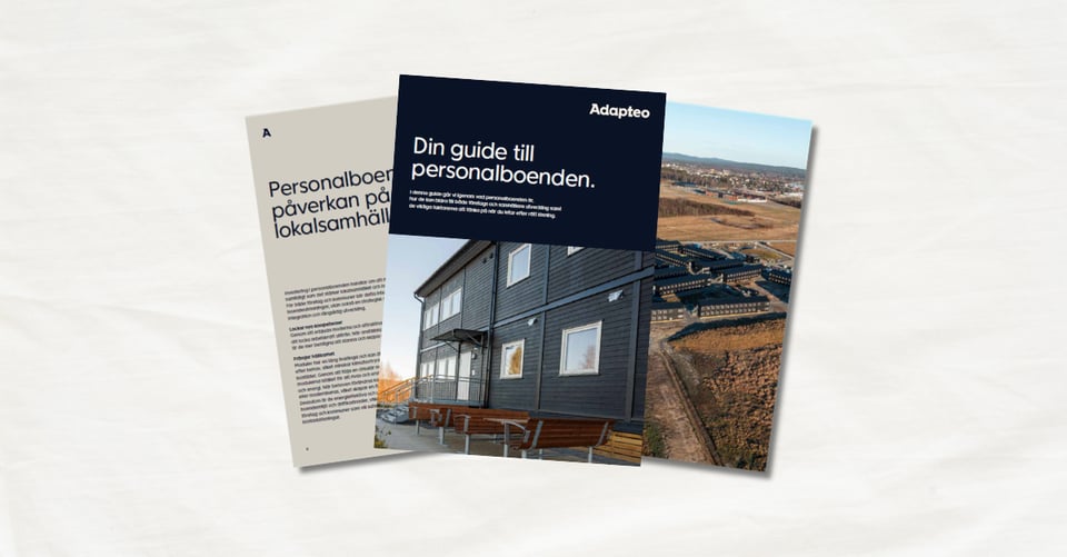 Guide personalboende